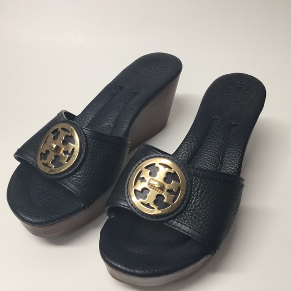 Tory Burch Wedge Sandals. US 7 1/2